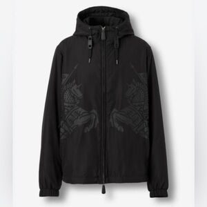 Burberry Equestrian Knight Printed Jacket